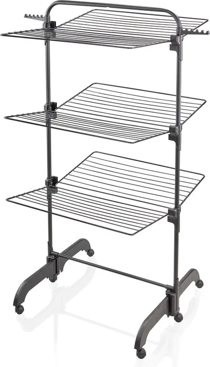 Leifheit Pegasus 420 Solid Comfort Droogtoren 42m - Zwart