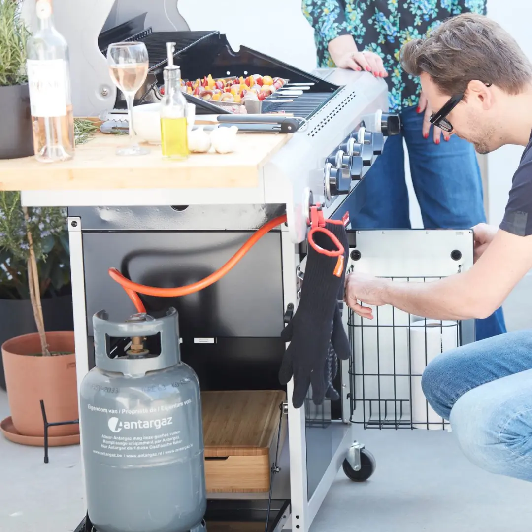 Barbecook Gasregulator G5 30 Mbar - Oranje