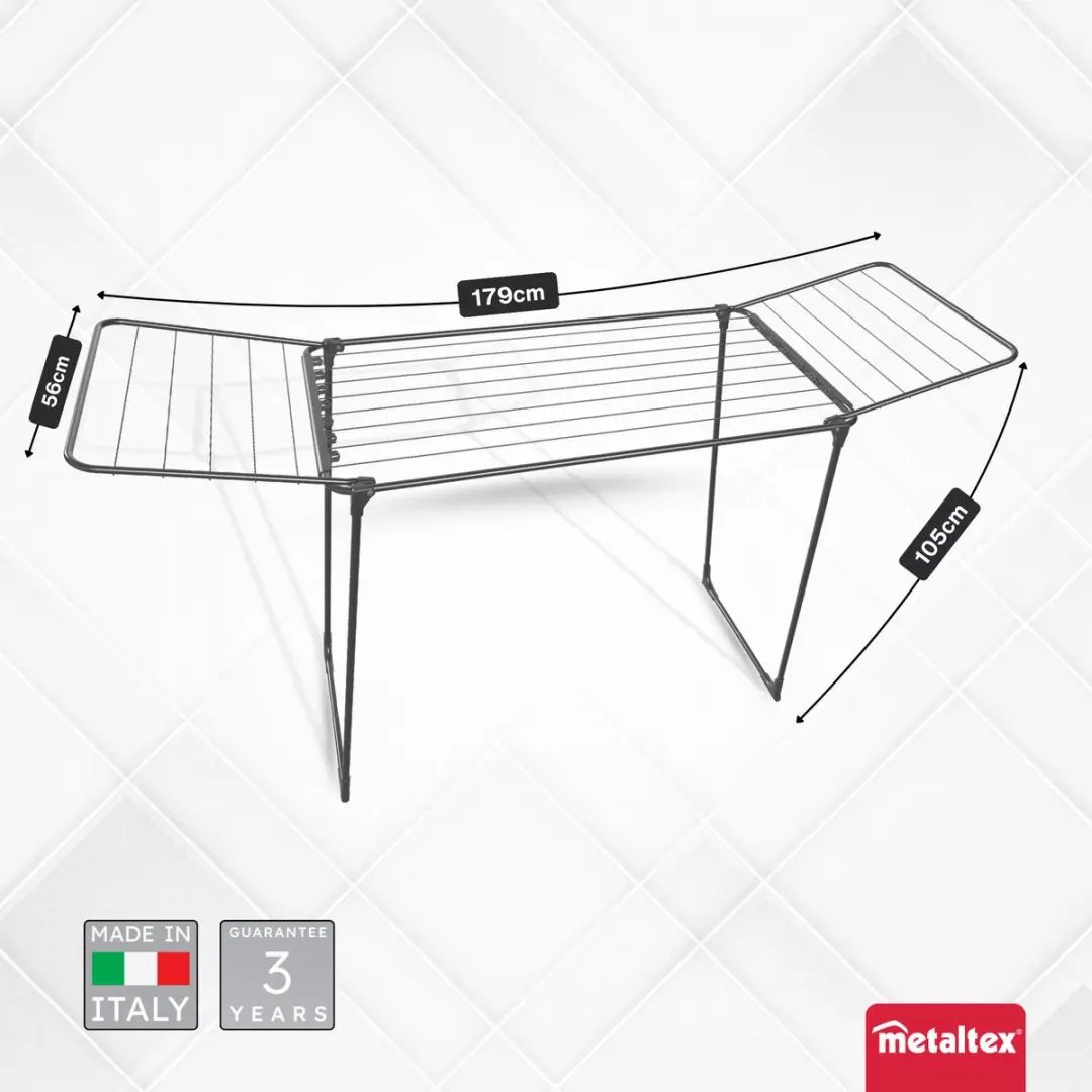 Tomado Droogrek Hydra Plus 407937 - 18m - Mat zwart