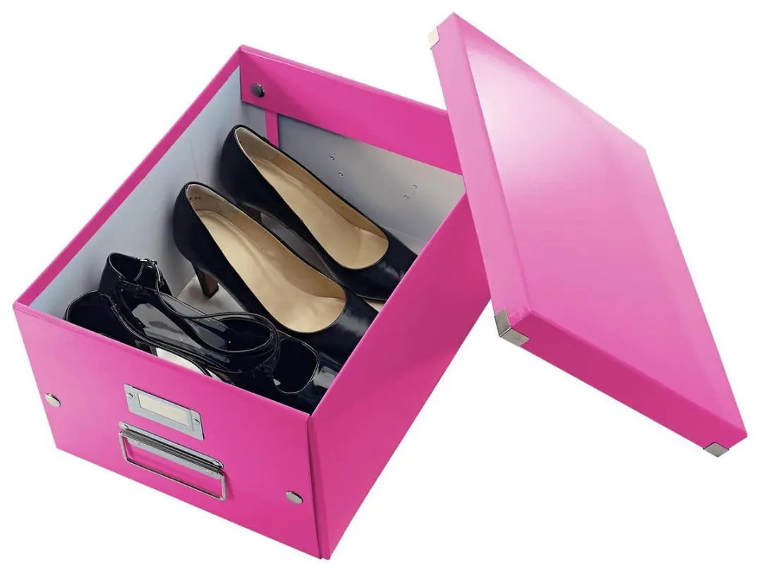 Leitz WOW Click & Store Opbergdoos A4 Roze - 28.1x37cm