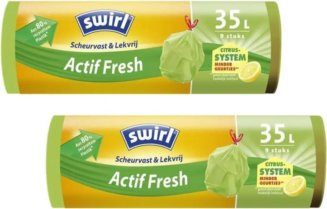 Swirl Actif Fresh Vuilniszakken 35L