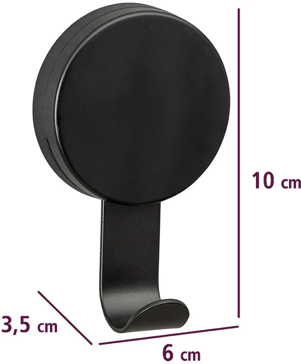 Wenko Haakje Zonder Boren Pavia Black