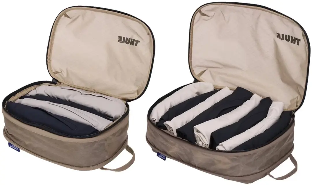 Thule Compression Cube Set 25cm - 2x Kledingzak - 8L - Beige