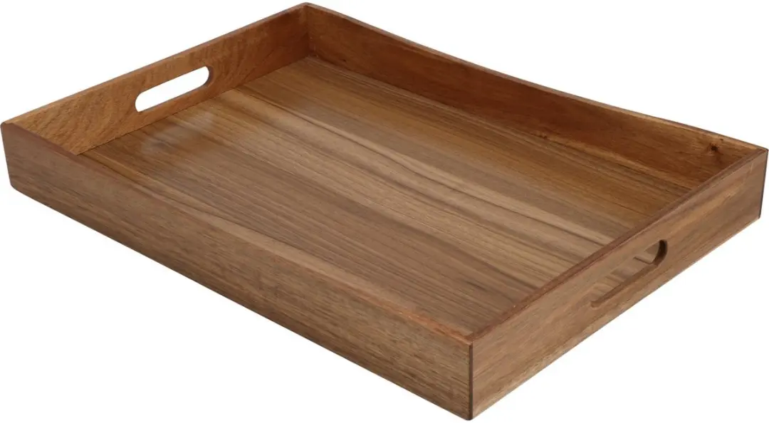 Excellent Houseware Bamboe Dienblad 2x - 50x35x6cm - Bruin