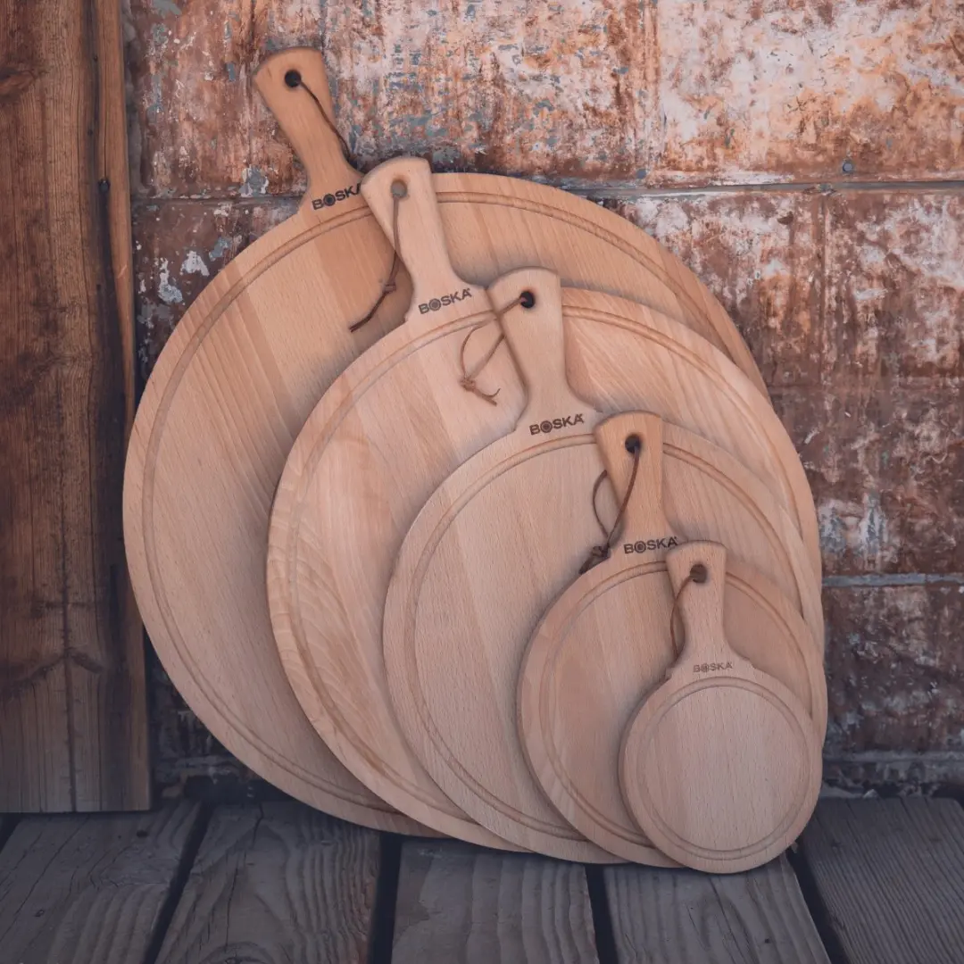 Boska Serveerplank Amigo L Rond - Ø33cm - Beukenhout