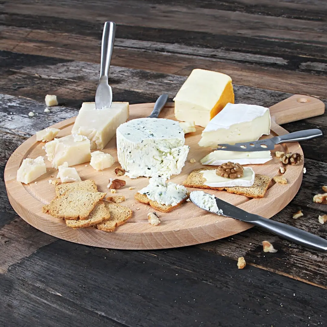 Boska Serveerplank Amigo L Rond - Ø33cm - Beukenhout