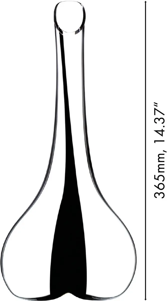 Riedel Black Tie Smile Decanteerkaraf 1,5L - Transparant