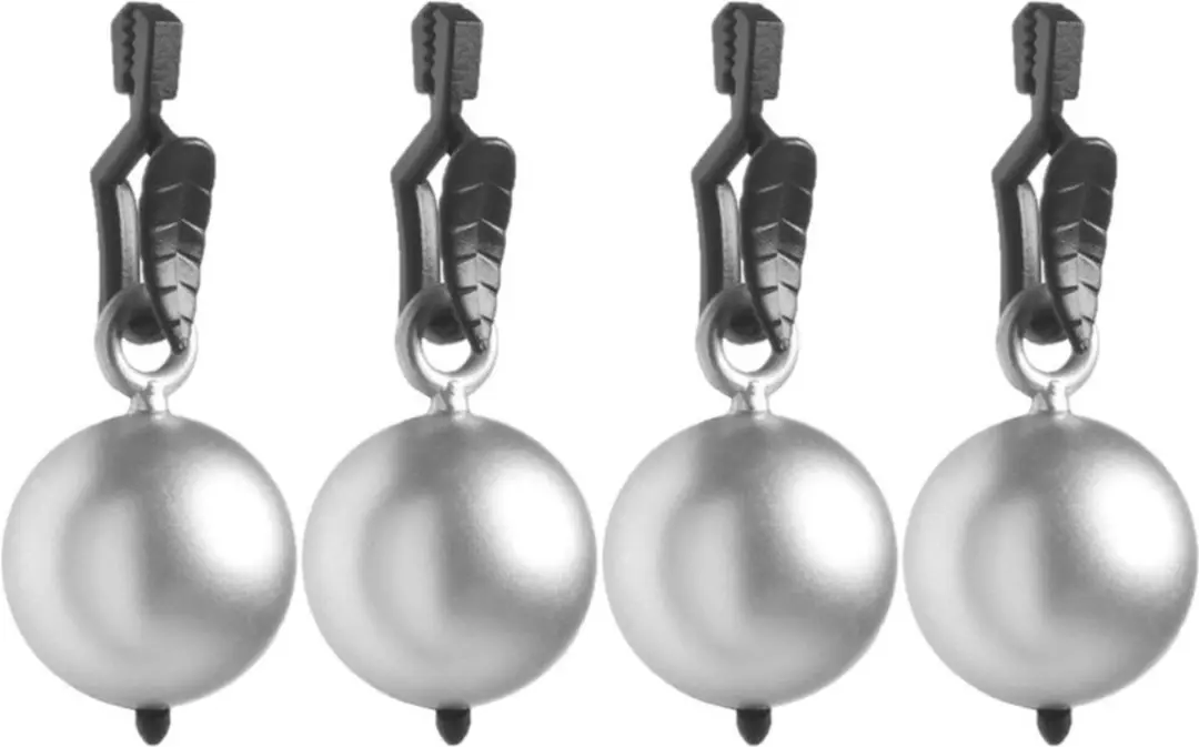 Patifix Tafelkleedgewichtjes Zilver - 16 Stuks