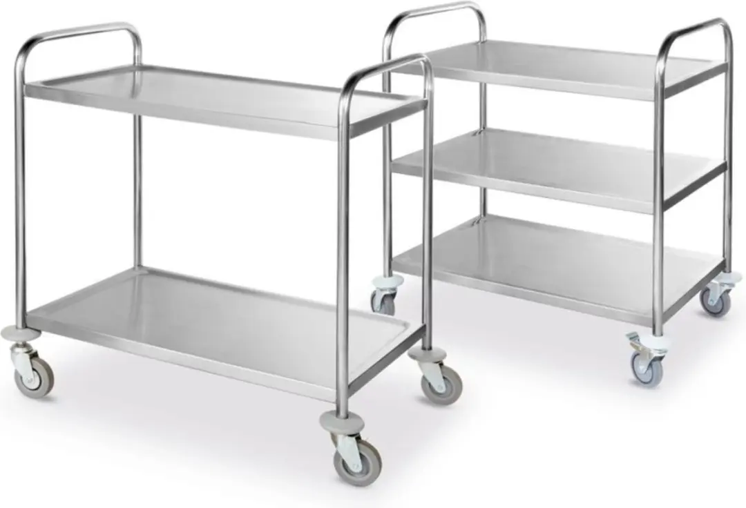 HENDI 810101 Serveerwagen - 3 Bladen - 905x585x945mm
