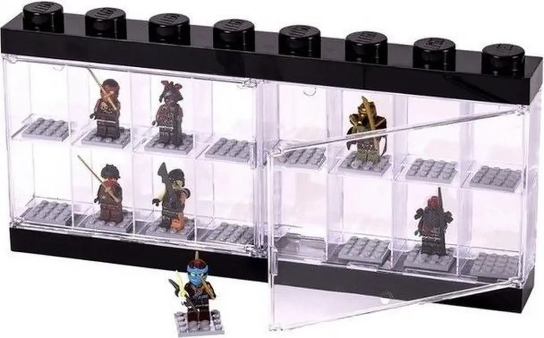 LEGO Minifiguur Opbergbox 110L - Zwart