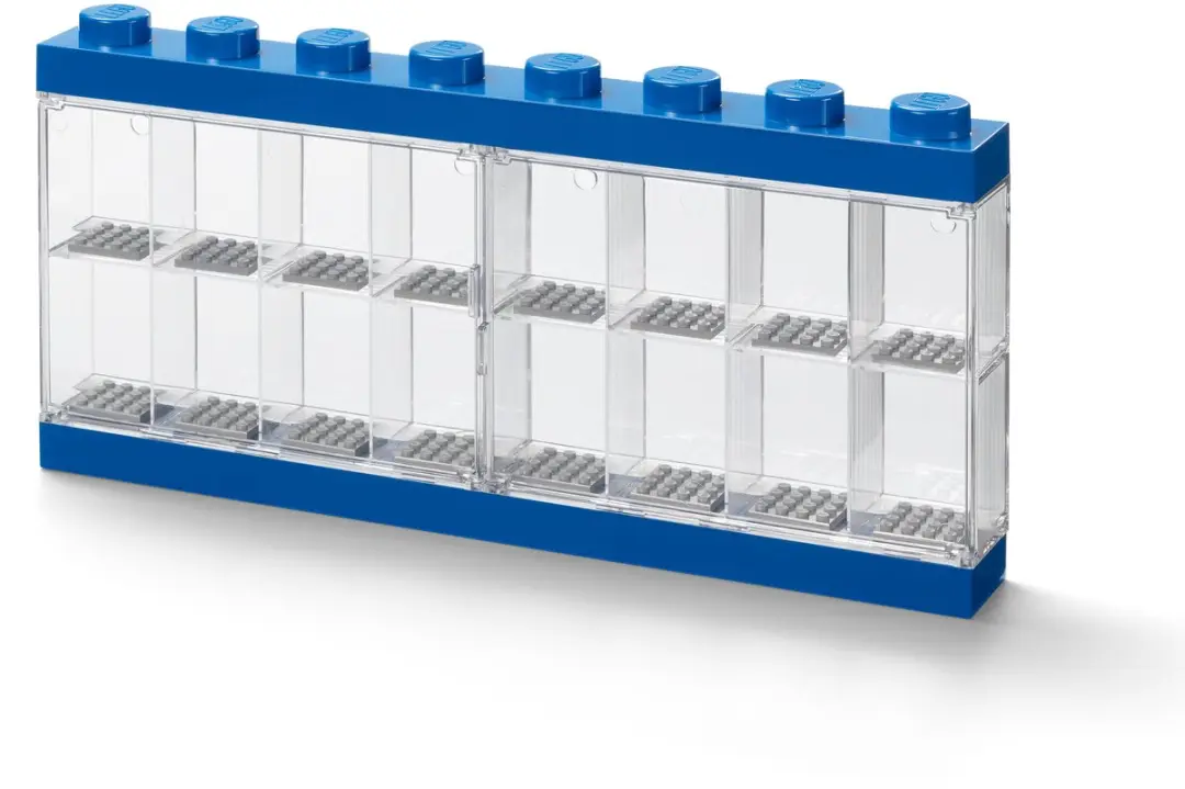 LEGO Vitrine voor Minifigures 16 Vakken - Geel