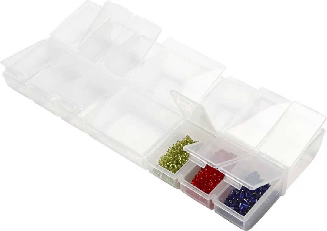 Creativ Company Plastic Opslagdoos 24x11cm - 14 Vakken Meerkleurig