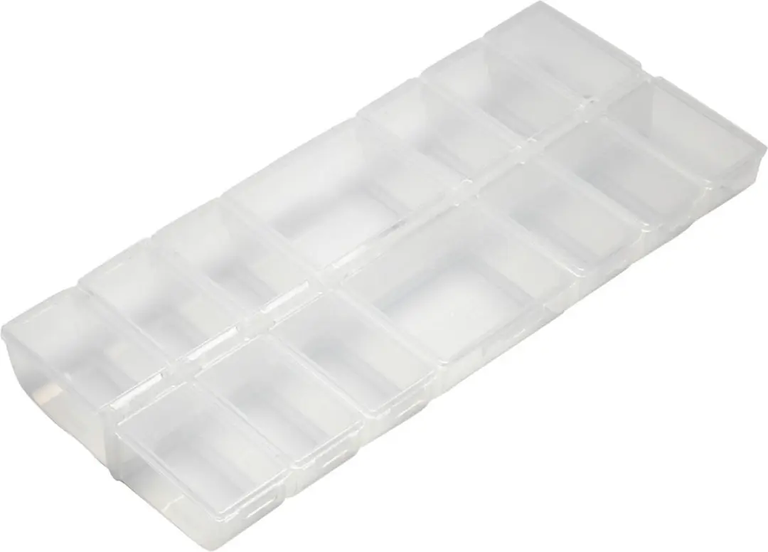 Creativ Company Plastic Opslagdoos 24x11cm - 14 Vakken Meerkleurig
