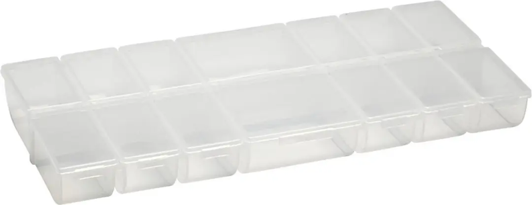 Creativ Company Plastic Opslagdoos 24x11cm - 14 Vakken Meerkleurig