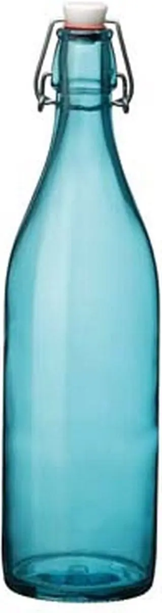 Bormioli Rocco Giara Waterfles - 2x 1000ml - Turquoise