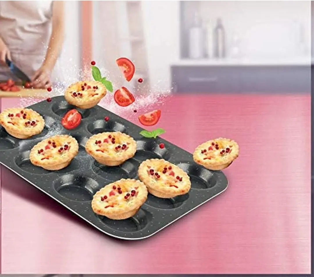 Tefal Success 12-delige Muffinvorm - Zwart