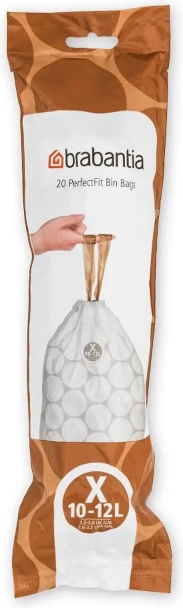 Brabantia PerfectFit Afvalzakken 12L - 20 Stuks