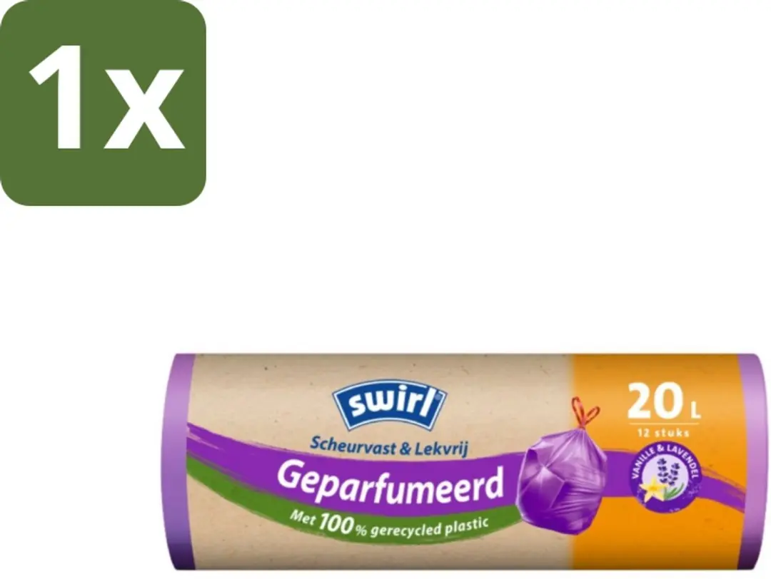 Swirl Pedaalemmerzakken Trekband Geparfumeerd 20L