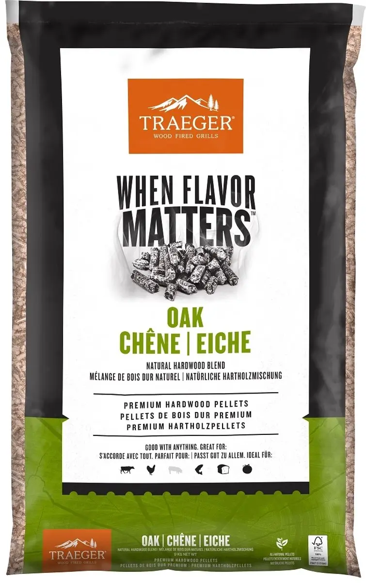 Traeger Oak Pellets 9kg