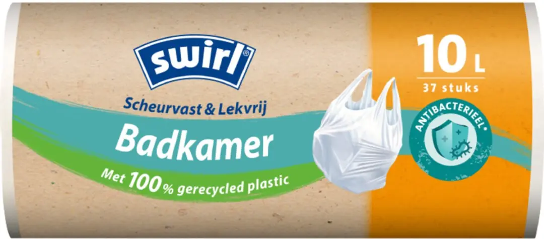 Swirl Vuilniszakken 10L - 370 Stuks (10x37) - Wit