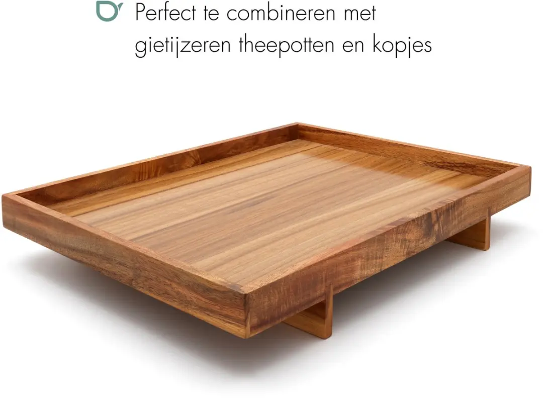 Bredemeijer Wazuka Acacia Houten Dienblad - Bruin