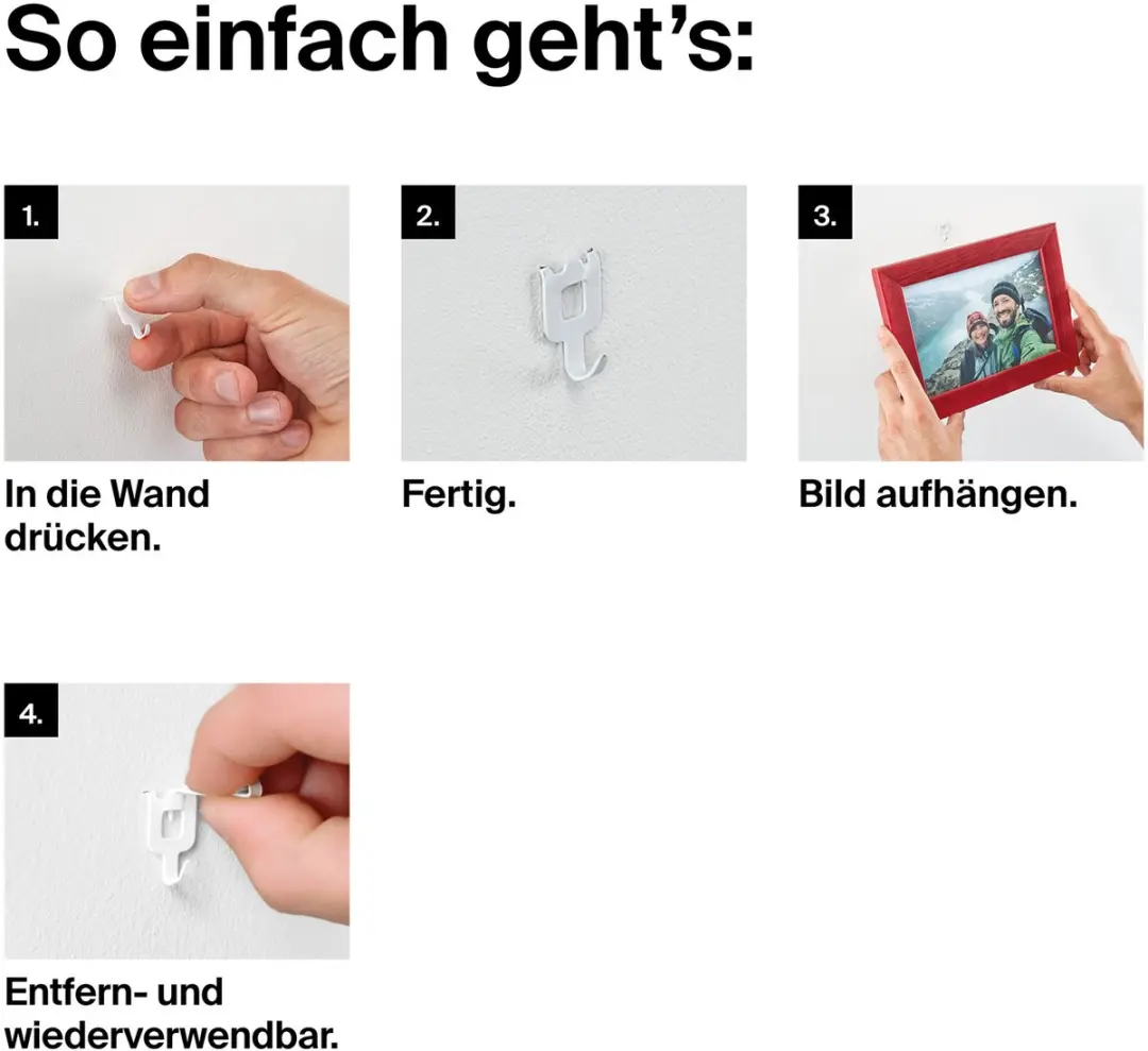 Fischer Fotoklauw Multipack 24 Stuks - Wit