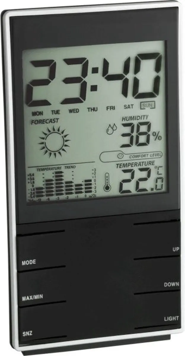 TFA Dostmann Komfort 35.1102.01 Draadloos Weerstation