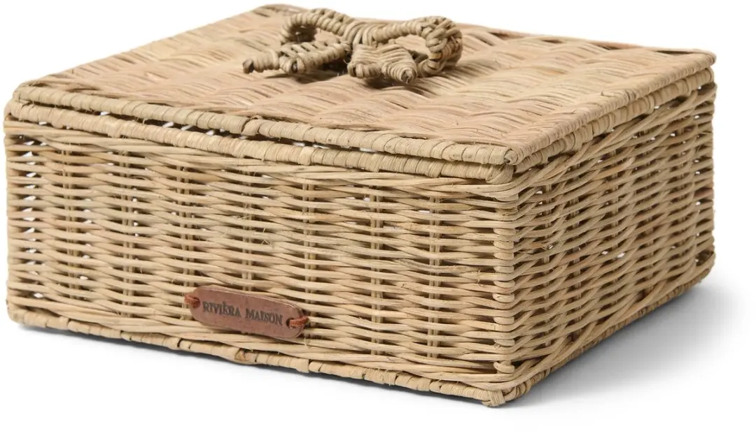 Riviera Maison Rustic Rattan Bow Opbergbox M