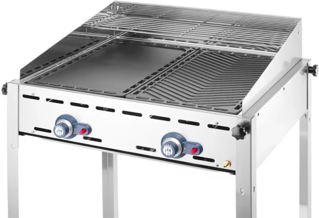 HENDI Gietijzeren Grillplaat GN 1/1 325x530mm - Dubbelzijdig