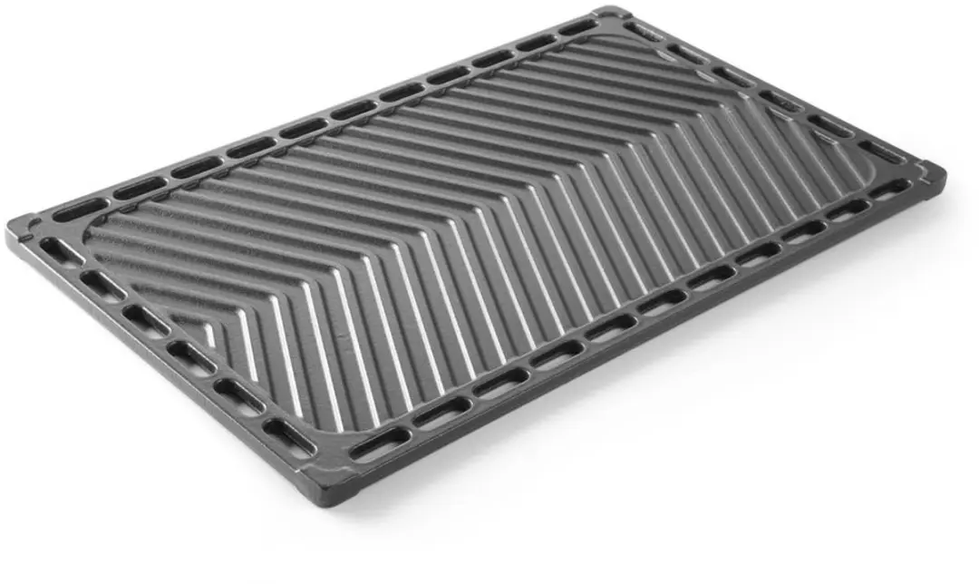 HENDI Gietijzeren Grillplaat GN 1/1 325x530mm - Dubbelzijdig
