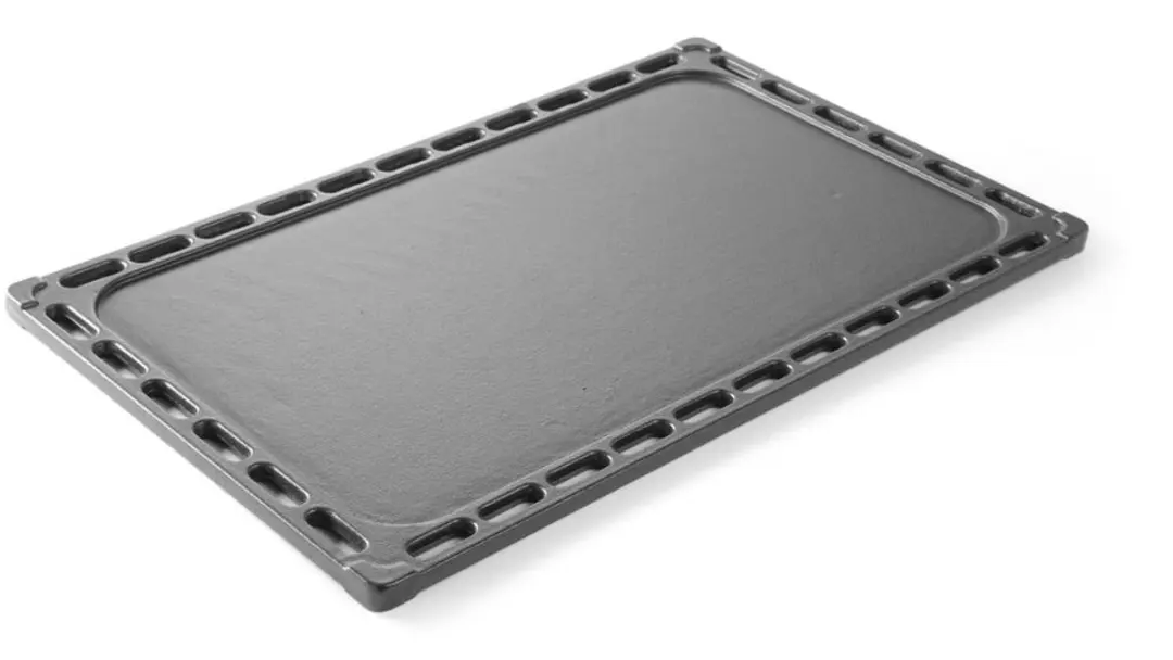 HENDI Gietijzeren Grillplaat GN 1/1 325x530mm - Dubbelzijdig - afbeelding 6 van 6