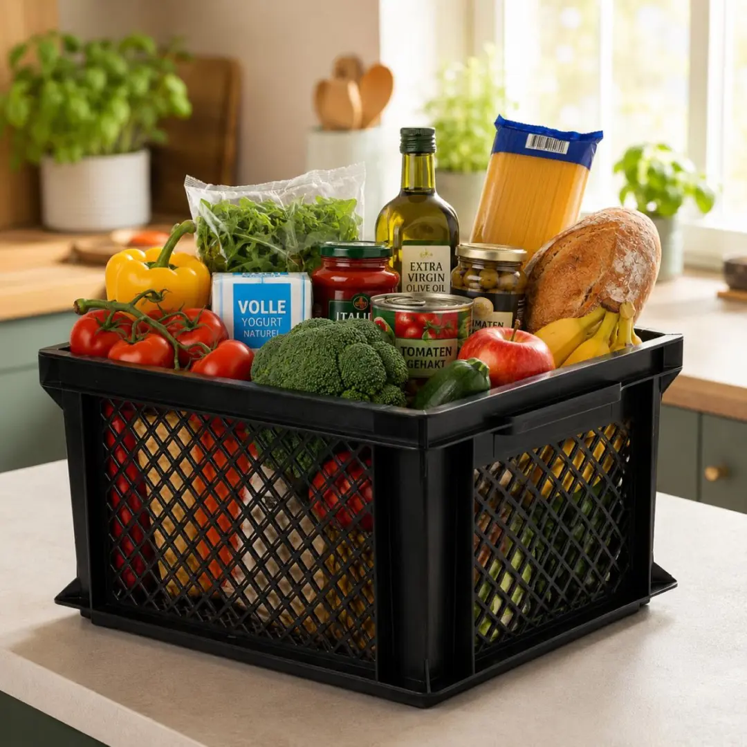 Bellatio Design Opbergbox 2x - 52L - Zwart