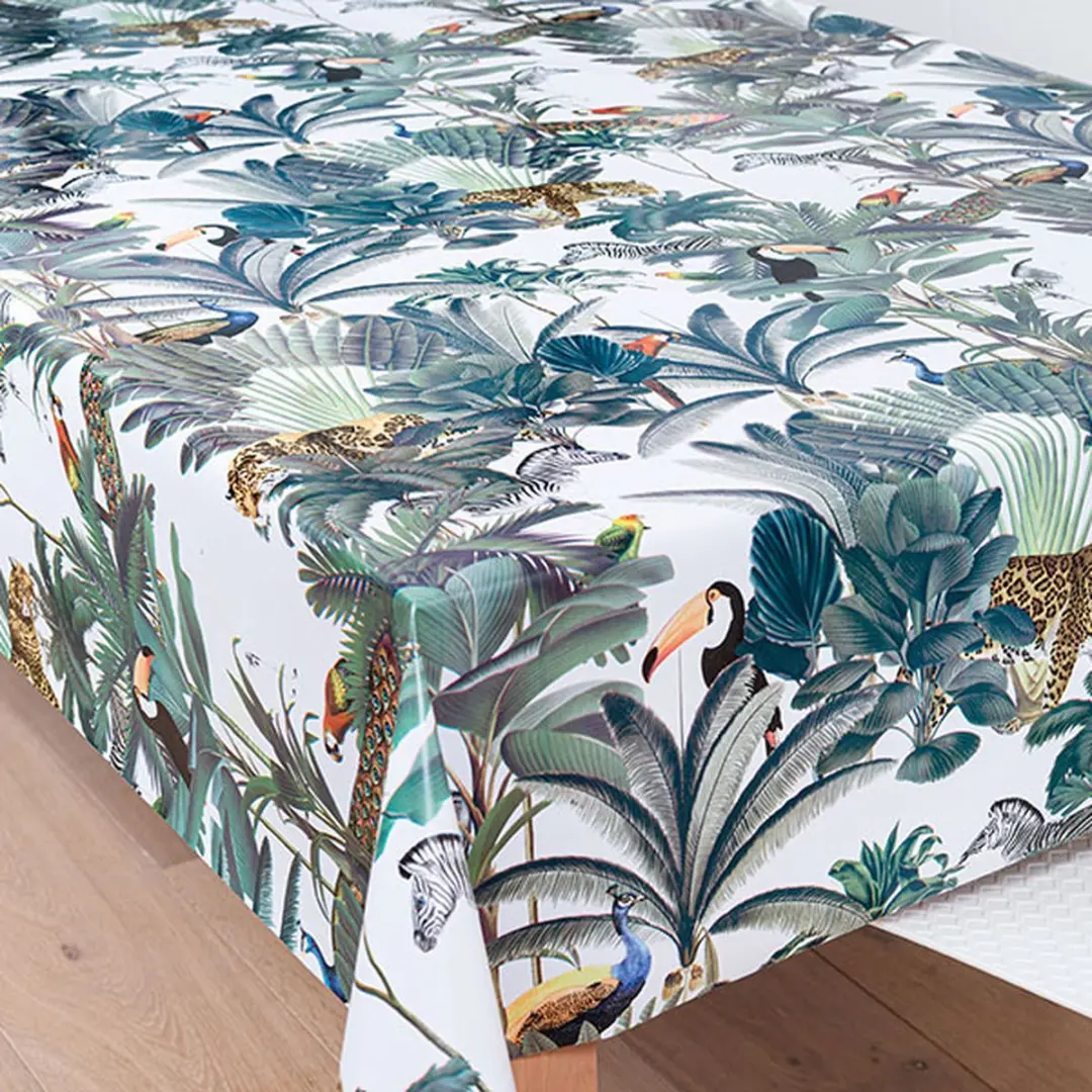 Bellatio Design Tafelzeil Jungle Print 140x220cm