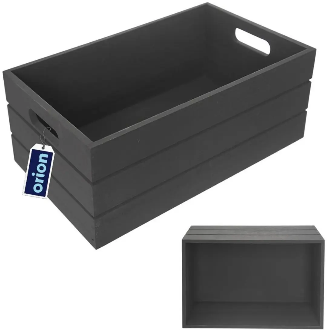 Orion Houten Opslagkist 26x16x11cm - Zwart