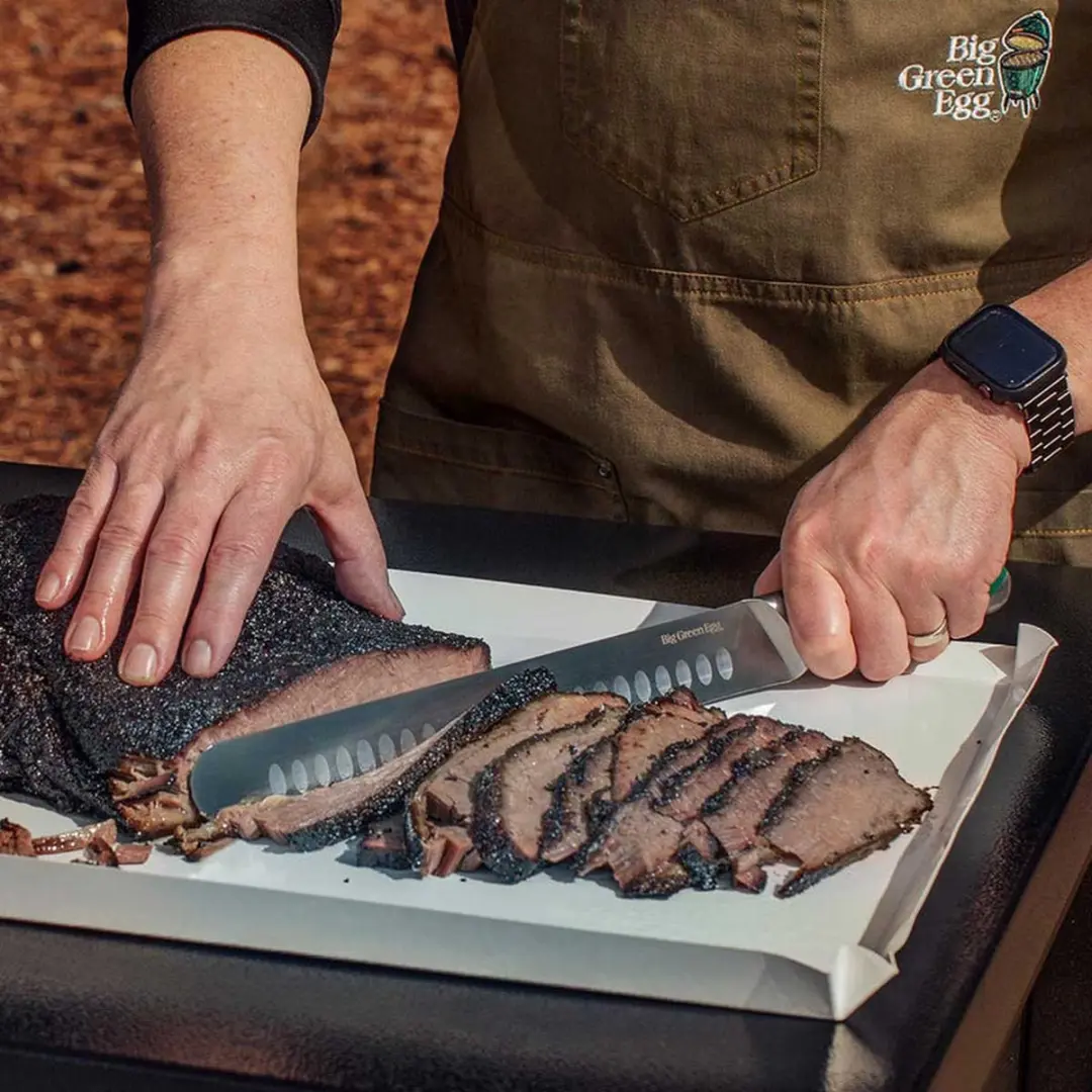 Big Green Egg Brisket Mes - Groen, Zilver