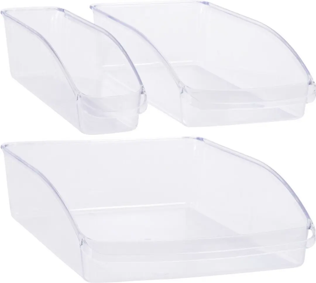 Excellent Houseware Keukenorganizer Bakken Set 6 Stuks - Transparant