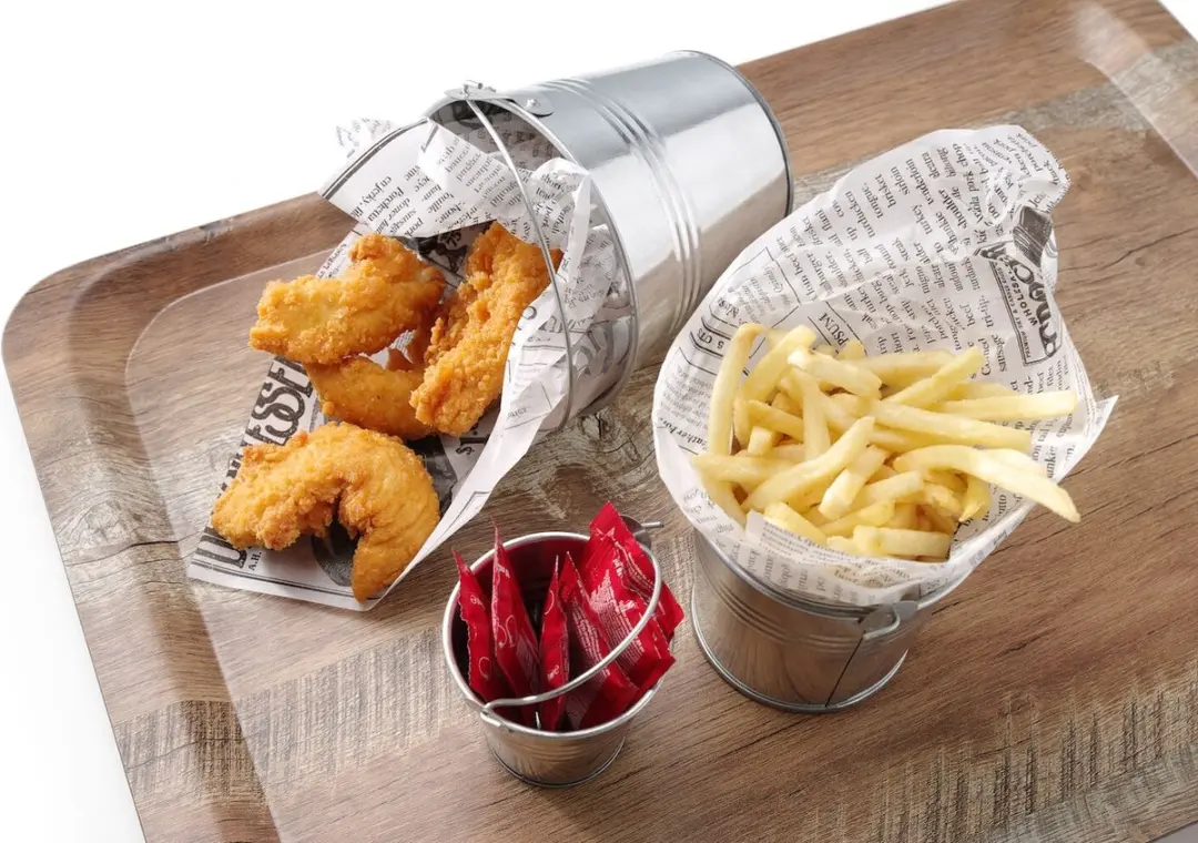 HENDI Melamine Dienblad Houtlook 240x340mm - Bruin