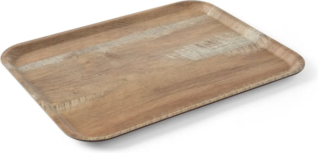 HENDI Melamine Dienblad Houtlook 240x340mm - Bruin - afbeelding 6 van 6