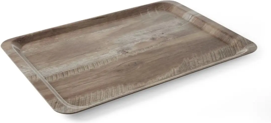 HENDI Melamine Dienblad Houtlook 240x340mm - Bruin