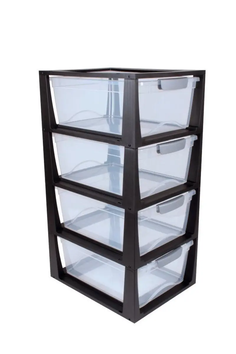 Sunware Omega Ladekastje 11L - 37,5x29,5x17,5cm Zwart