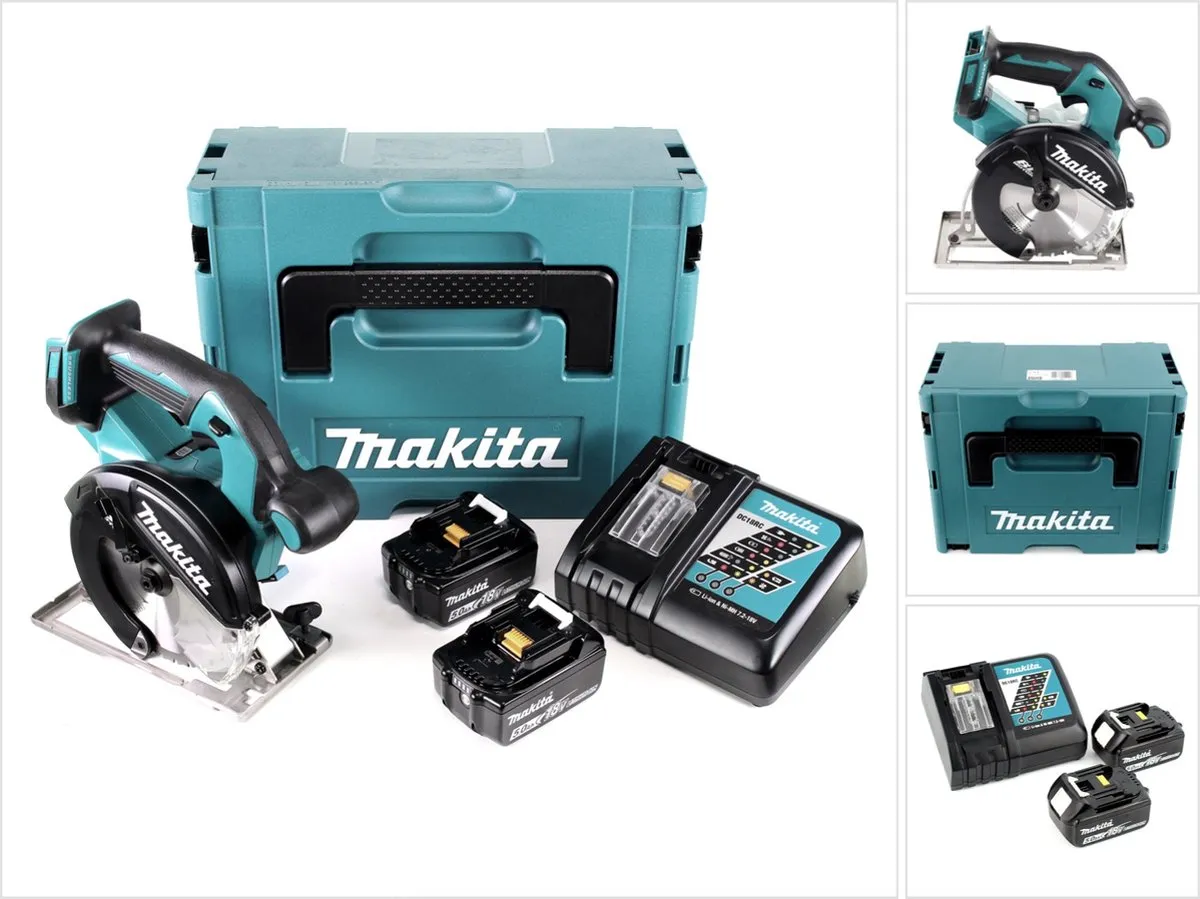 Makita DCS551RTJ Metaalcirkelzaag 18V