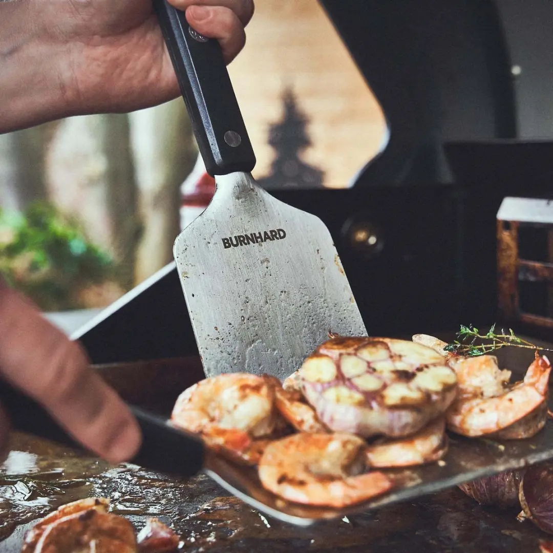 Burnhard Plancha FRED Grillset 2-delig - Roestvrij staal