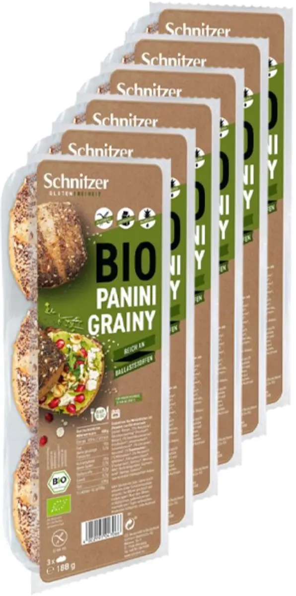 Schnitzer Panini Grainy 6x188g