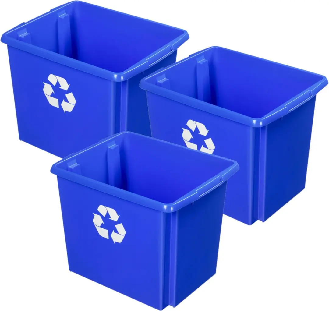 Sunware NESTA Opslagbox 45L - 3 Stuks - Blauw