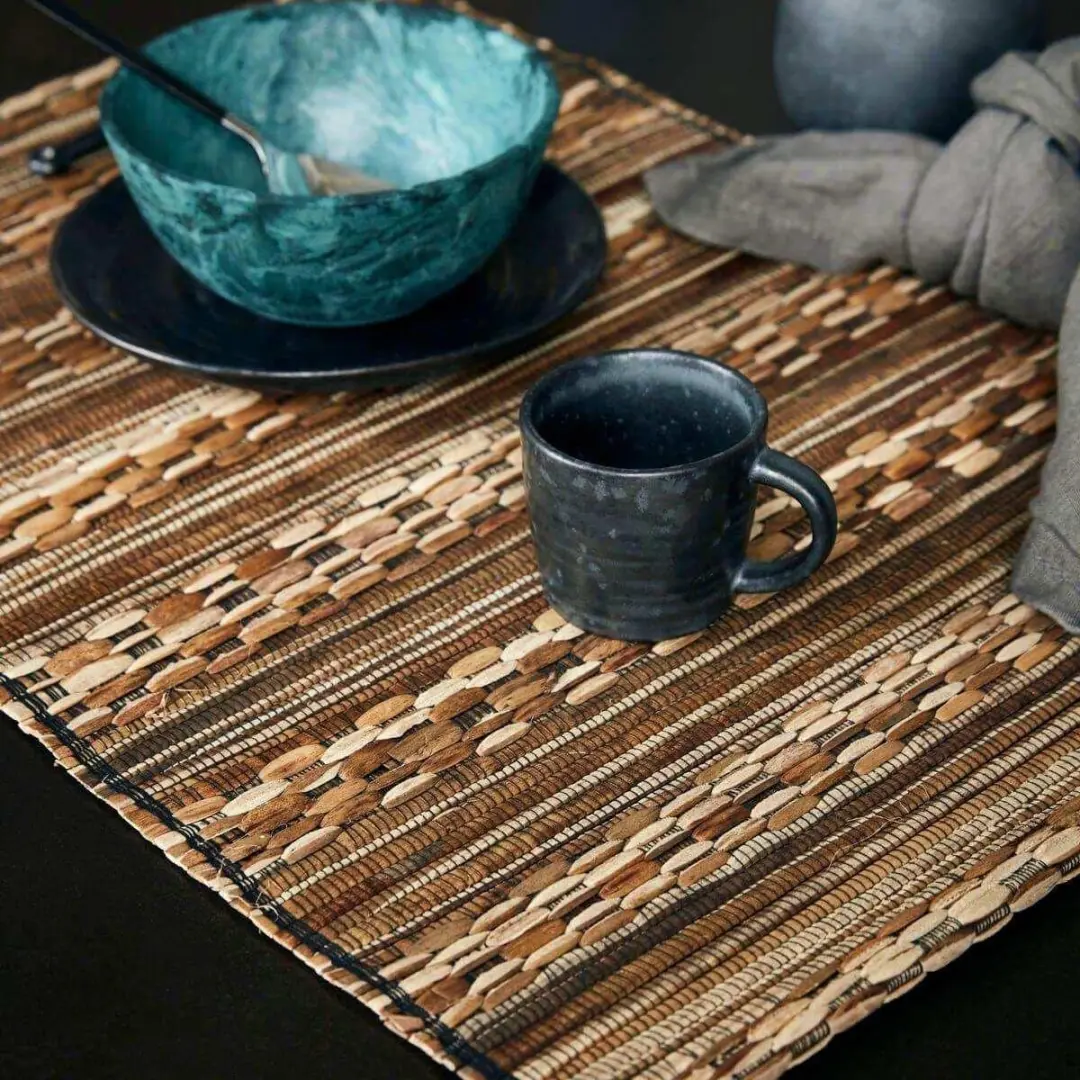 House Doctor Placemat Pivo Natuur - 35cm - 4 Stuks
