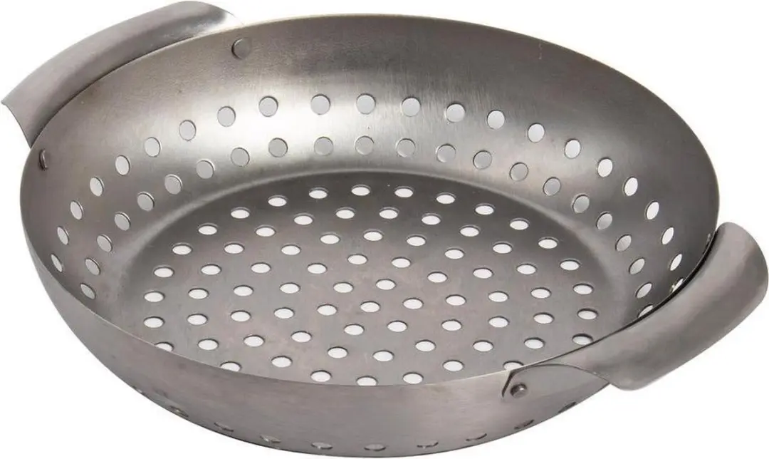 Gusta Barbecue Grillmand RVS - ø27,5x5cm