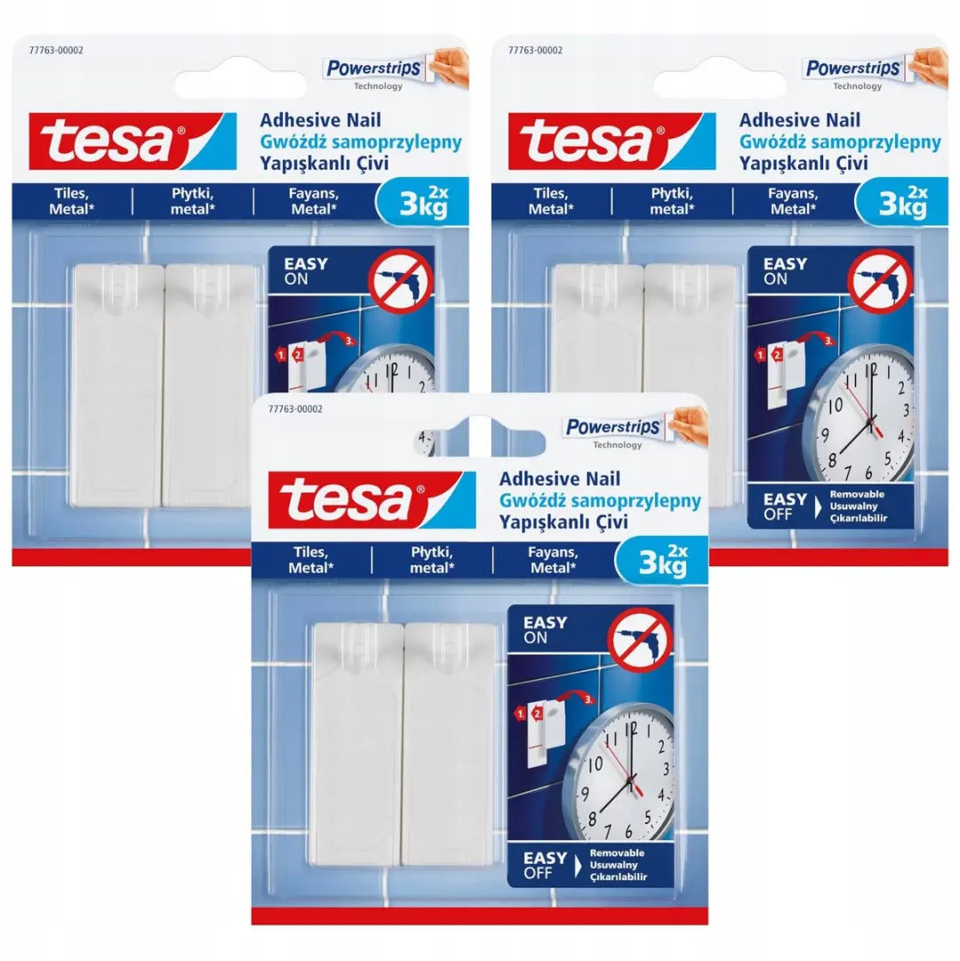 Tesa Zelfklevende Nagels 3x3