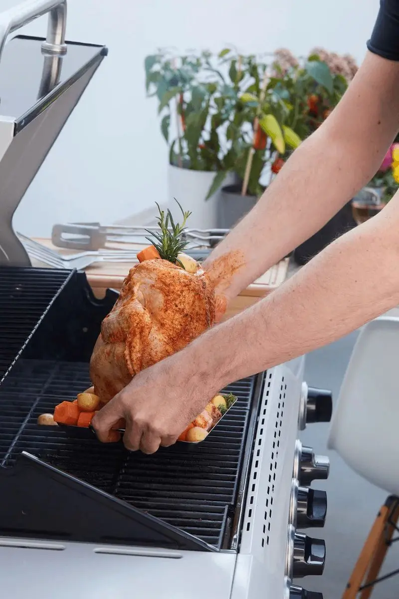 Barbecook Kip Grill Beercan Chicken - Chroom - afbeelding 6 van 6