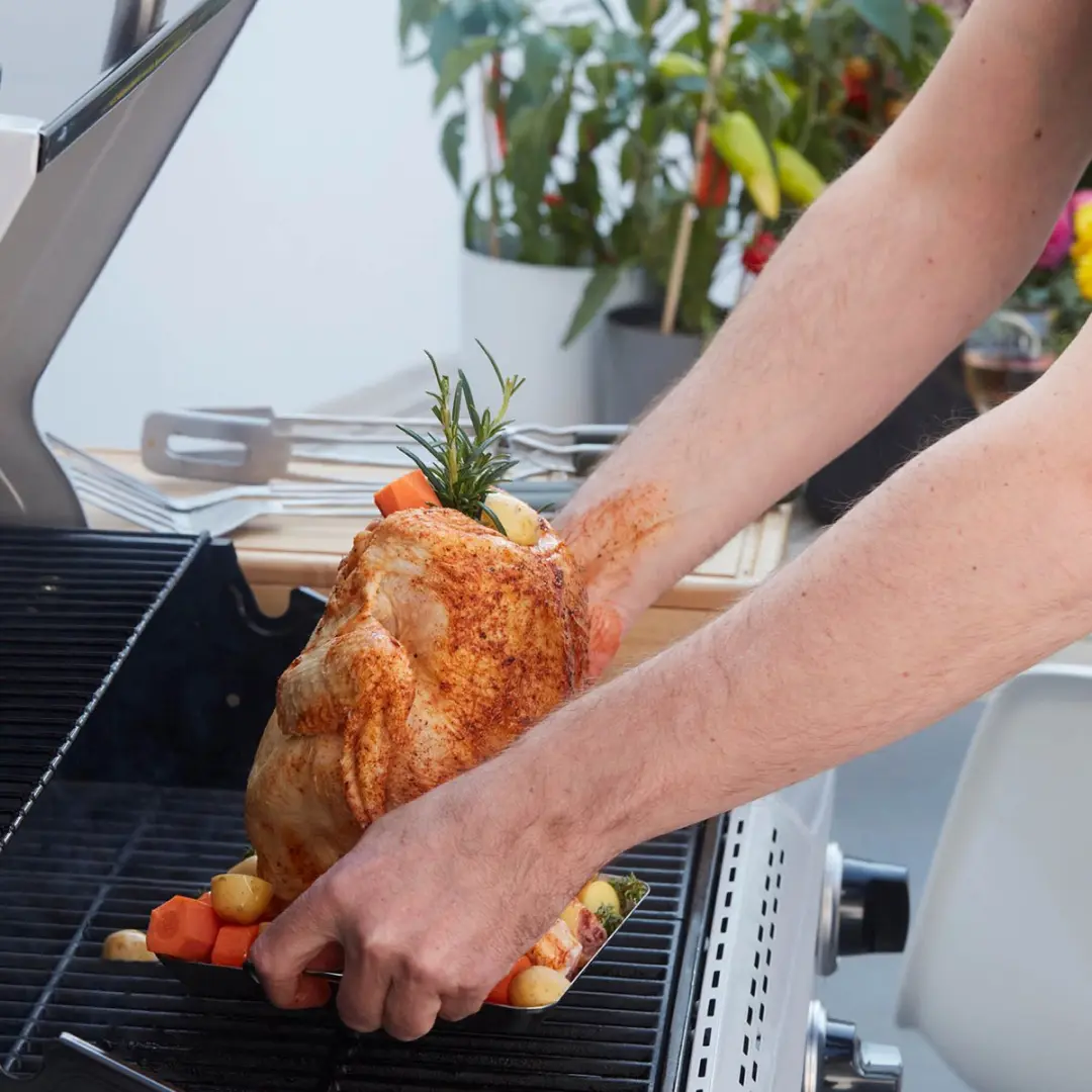 Barbecook Kip Grill Beercan Chicken - Chroom