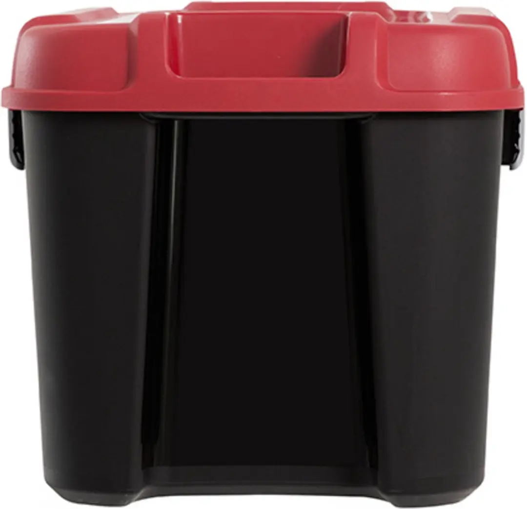 Keter Totem Opbergbox 60L - Zwart/Rood - afbeelding 6 van 6